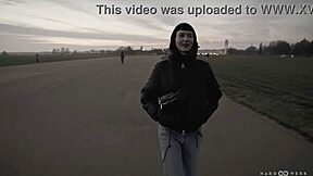 Bound Brunette Rips Clothes For Orgy