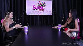 suellen barrar and tifany rocha in swing cast orgasm