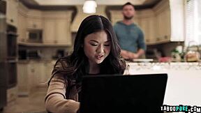 wow, lulu chu and slimthick vic shine in super sexy threesome scene