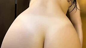 straight out of the shower in the dorm room 😊