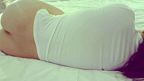 spanish teen student teases her teacher