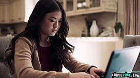 wow, lulu chu and slimthick vic shine in super sexy threesome scene