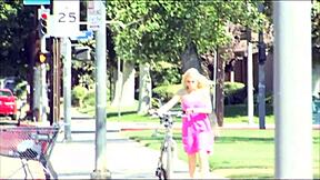 Madison Scott enjoys a casual ride with a partner