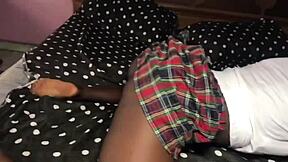 Teen porn model gets her pussy fucked hardcore with huge BBC and dildo