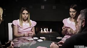 Two delinquent teens corrupted by their horny grandpa?