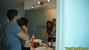 real petite 18+ euro tricked into missionary pussyfucking, omg so wild 😱