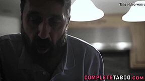 Blonde teen sucks fat dick in anal extreme.