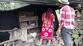 Colombian babe feels intense pleasure taking big cock in bathroom