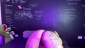 Watch Lexi smoke and masturbate her huge tattooed pussy with toys!