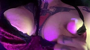 Watch Lexi smoke and masturbate her huge tattooed pussy with toys!