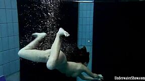 I Love Aneta's Big Tits In Purple Dress By Pool