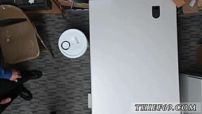 Petite Blonde Teen's Emotional Police Examination After Attempted Theft