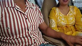 She Flashed Boobs in Car for Risky Public Fun