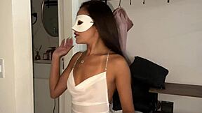 Wife turns husband into cuckold with friend, dripping wet action!