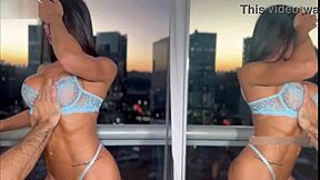 I’m torn apart on the balcony so hard