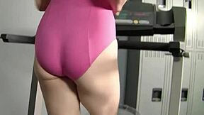 Flexible redhead with tight pussy seduces for rough gym fuck  