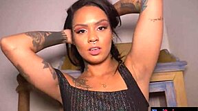 i'm fucking hot half asian everylin, watching her tattoos as she blows me