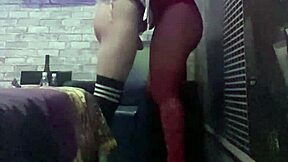 Brunette With Big Ass Dominates Hot Student In Anal