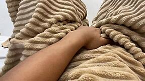 Feeling lonely, I pleasure my tight pussy to relieve the horniness.