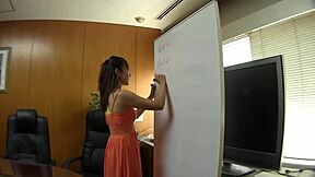 Man, this young Japanese girl loves licking hairy assholes!