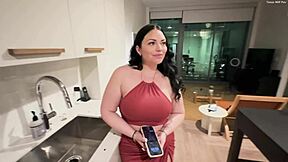 moms crazy friend mandi may wanted my cum on her tits