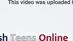 naughty british college student interacts with stepdad in costume