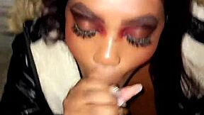 I'm a hot latina with big tits getting fucked after entering the house