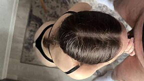 Roommate's boyfriend fucks me hard in kitchen.