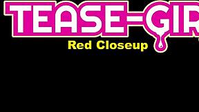 Beautiful brunette teen cums while grinding