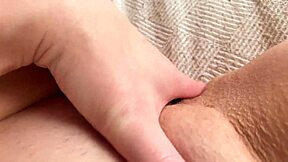 Leaking Wet Pussy Pulsating in Close-Up Orgasm.