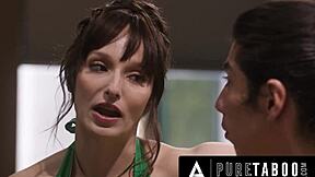 Pure Taboo: Busty Lexi Luna Teaches Virgin Stepson to Drill!