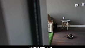 Tipsy Petite 18+ Blonde Stepsister Fucked by Stepbrother POV