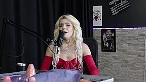 Blonde Explains Good Anal Sex! Demonstrates Blowjob And Moans When Inserting In Ass!