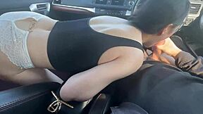 I took my girlfriend to the woods and fucked her in the car