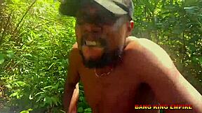 bbw outdoor, i make her cum twice with my big dick! 😈