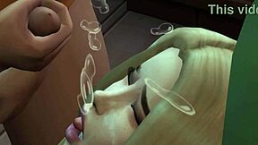 oh wow, that hot teen is sucking cocks at the bar in sims 4!