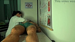 Patient got hard right in front of the nurse