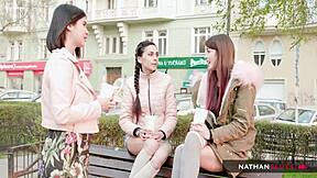 petite czech student cindy shines in public scene - 4k teaser