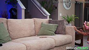 huge boobs gamer girl gets her computer fixed by repair guy