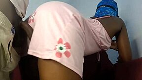 enmascarada shows her tits and big natural ass