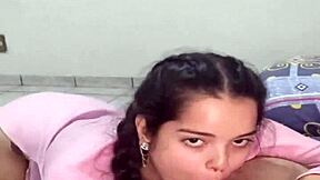 i gave white moon deepthroat blowjob and she rode me