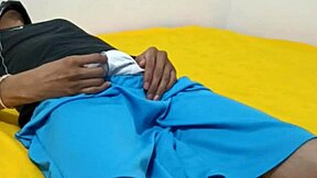 solo boy having private masturbation time