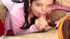 i gave white moon deepthroat blowjob and she rode me