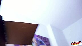 German scout picks up skinny Colombian teen Ashley Rose for deep anal casting