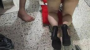 Filming steamy videos with my step-cousin at home