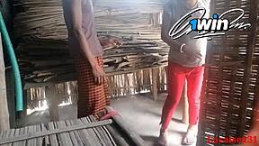 Village wife asks, 'want to see my anal fucking bent over outdoors?' in localsex31 video