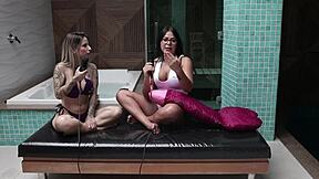 Baby Fire likes watching movies to fuck in forbidden places, few family know her secret