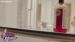 I watch my chubby British neighbor shower for the first time