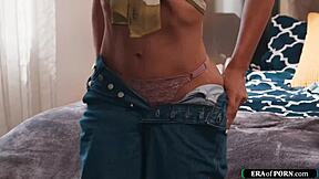 Hey, milf got assfucked by teen 18+ friend after being caught playing solo!