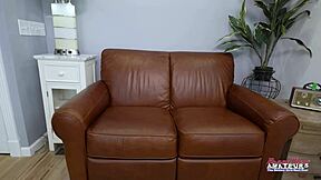 im carmen valentina, petite mature brunette, deepthroating cock and getting banged hard